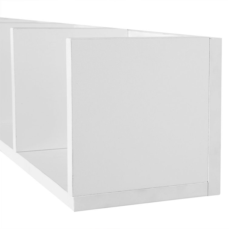 Ebern Designs Organizer Multimedia Wall Mounted Open DVD/CD Shelf